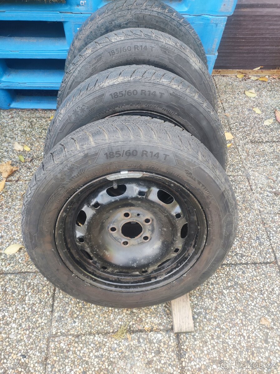 Zimní pneu Fabia, golf 5x100 185/60 R14