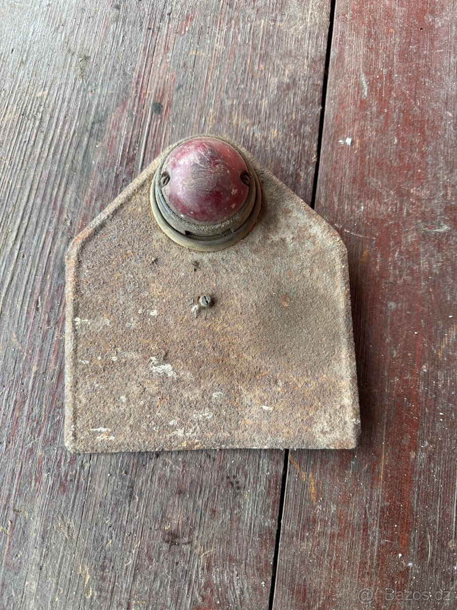 Stará SPZ na motocykl