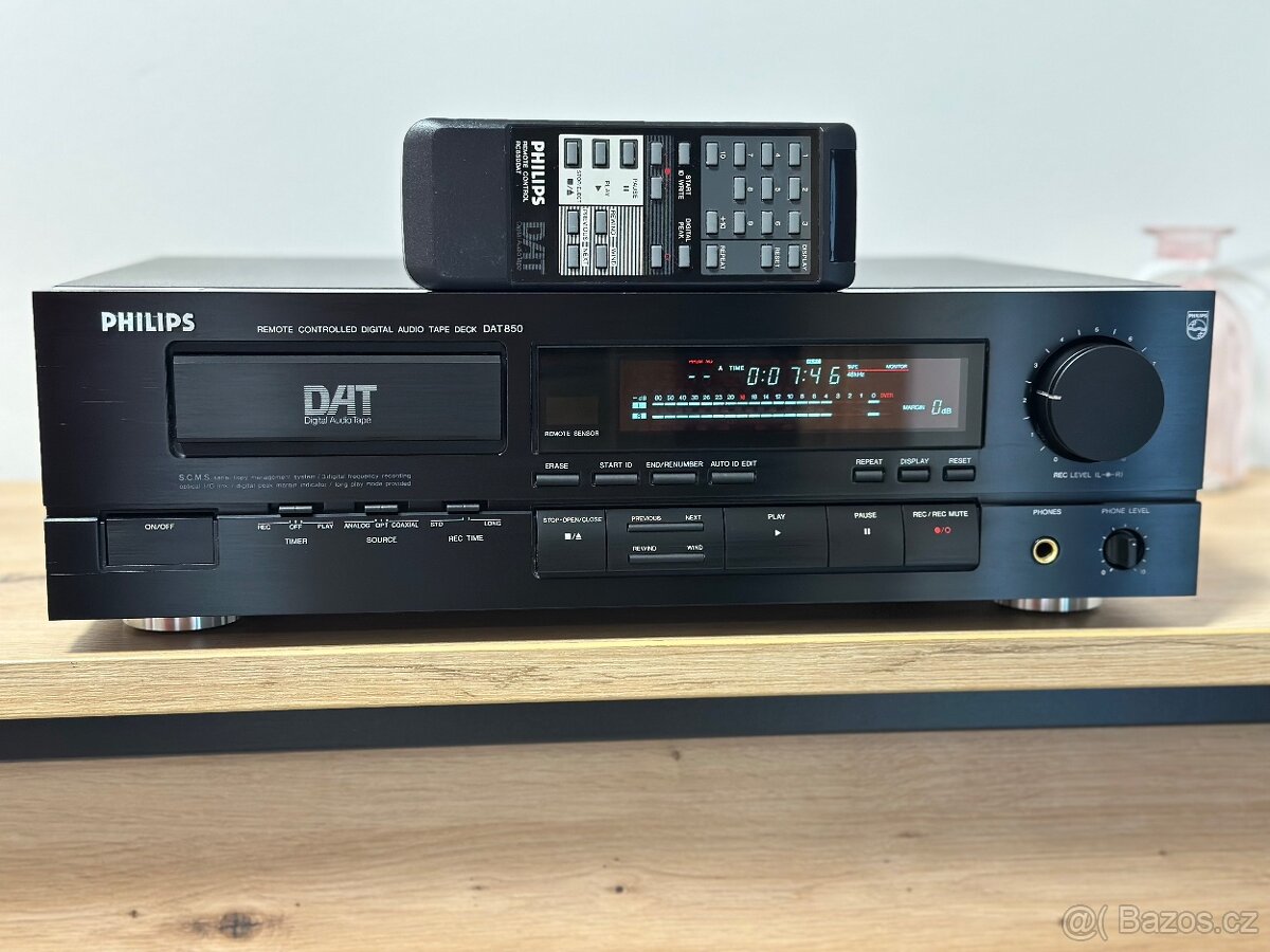 PHILIPS DAT 850 KVALITNÍ DAT REKORDÉR S DÁLKOU