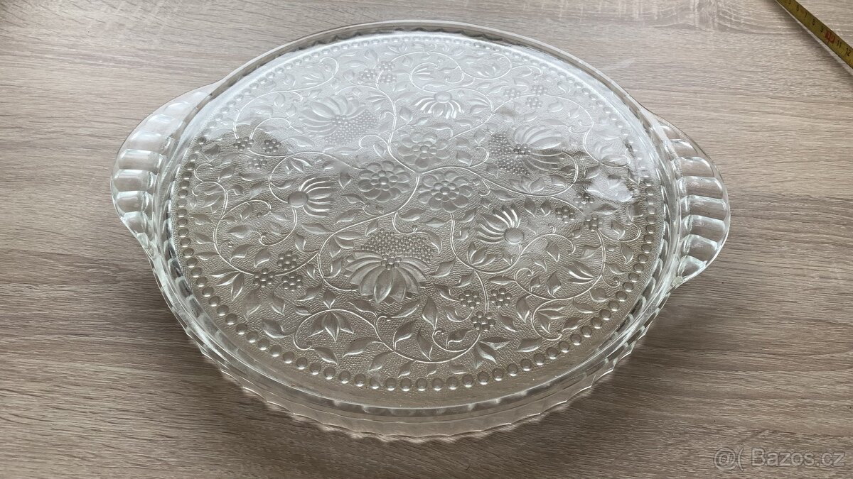 Skleněný podnos Pánek