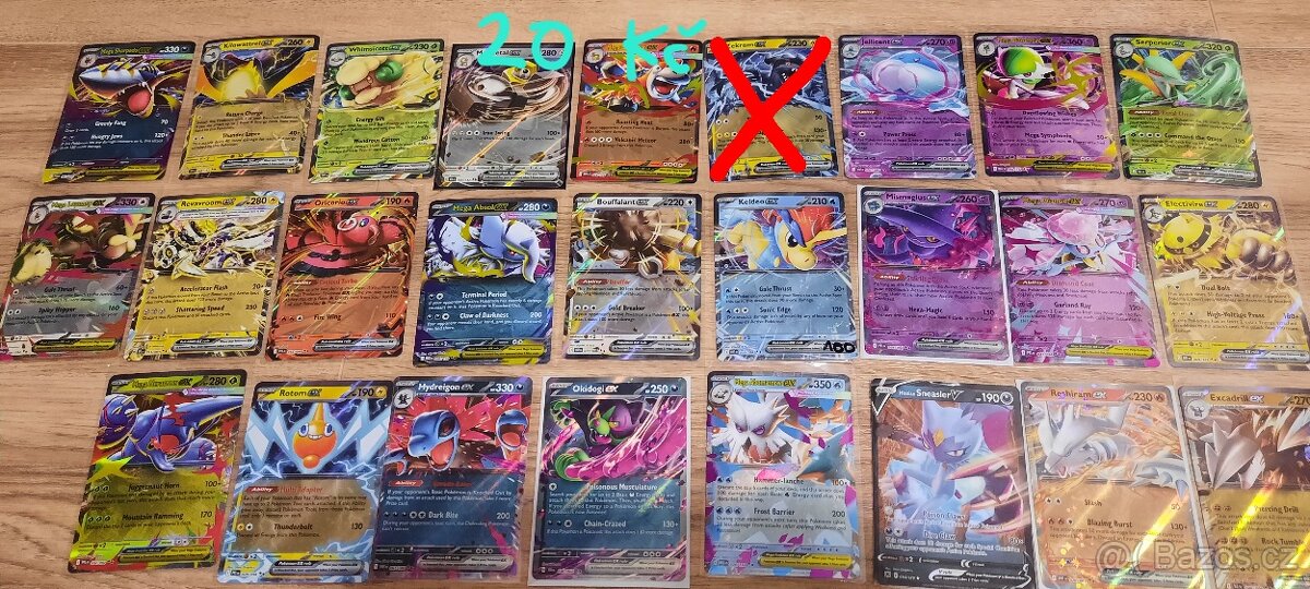 Pokémon karty EX -