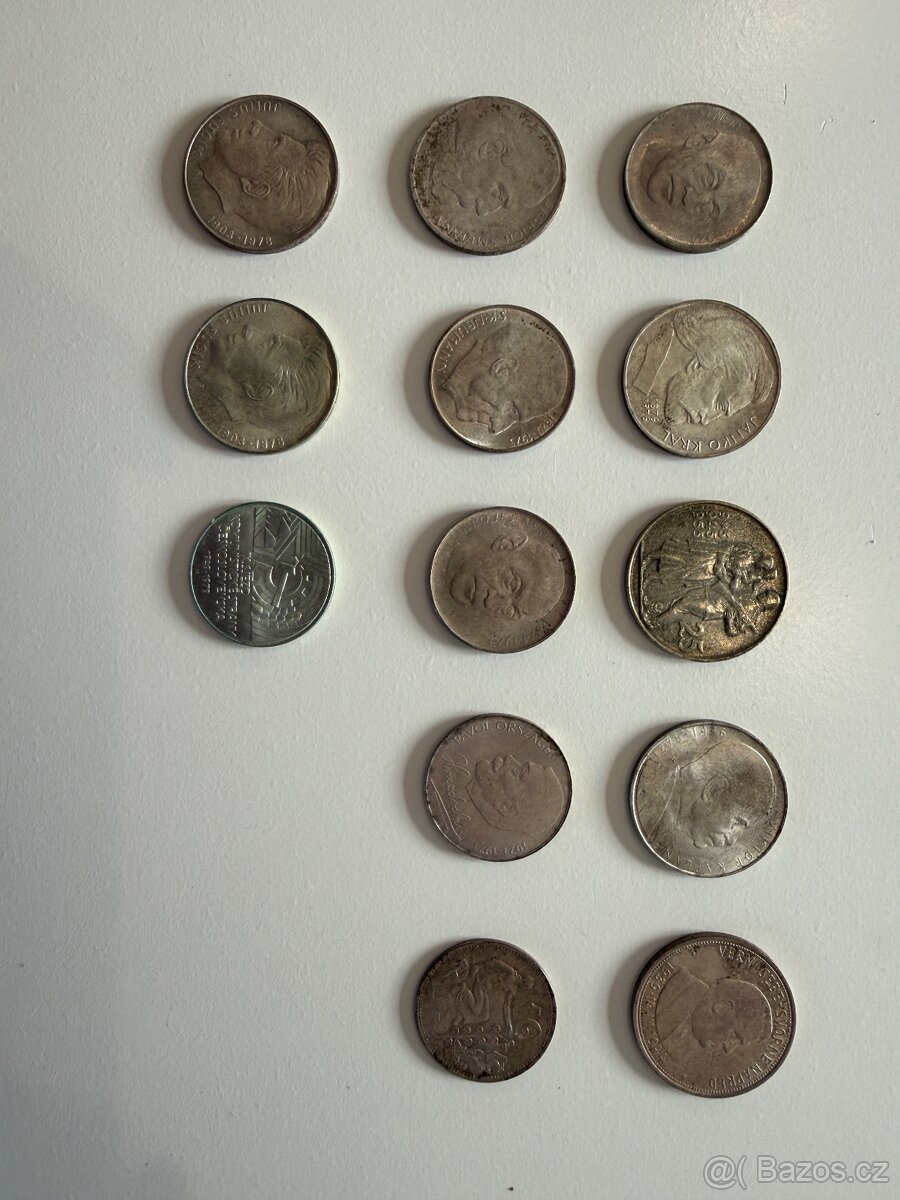 Různé mince 490 Kč/ks