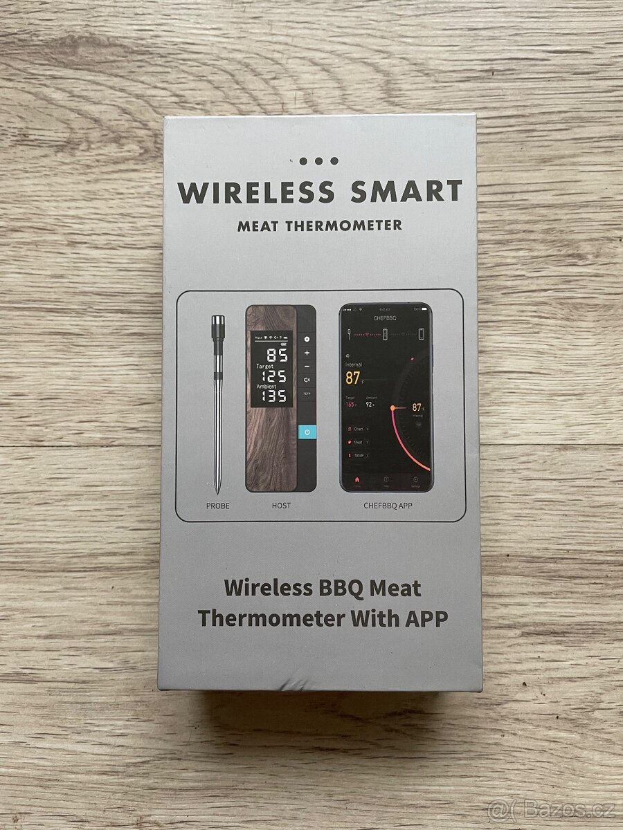 Bezdrátový teploměr do udírny, grilu, atd...