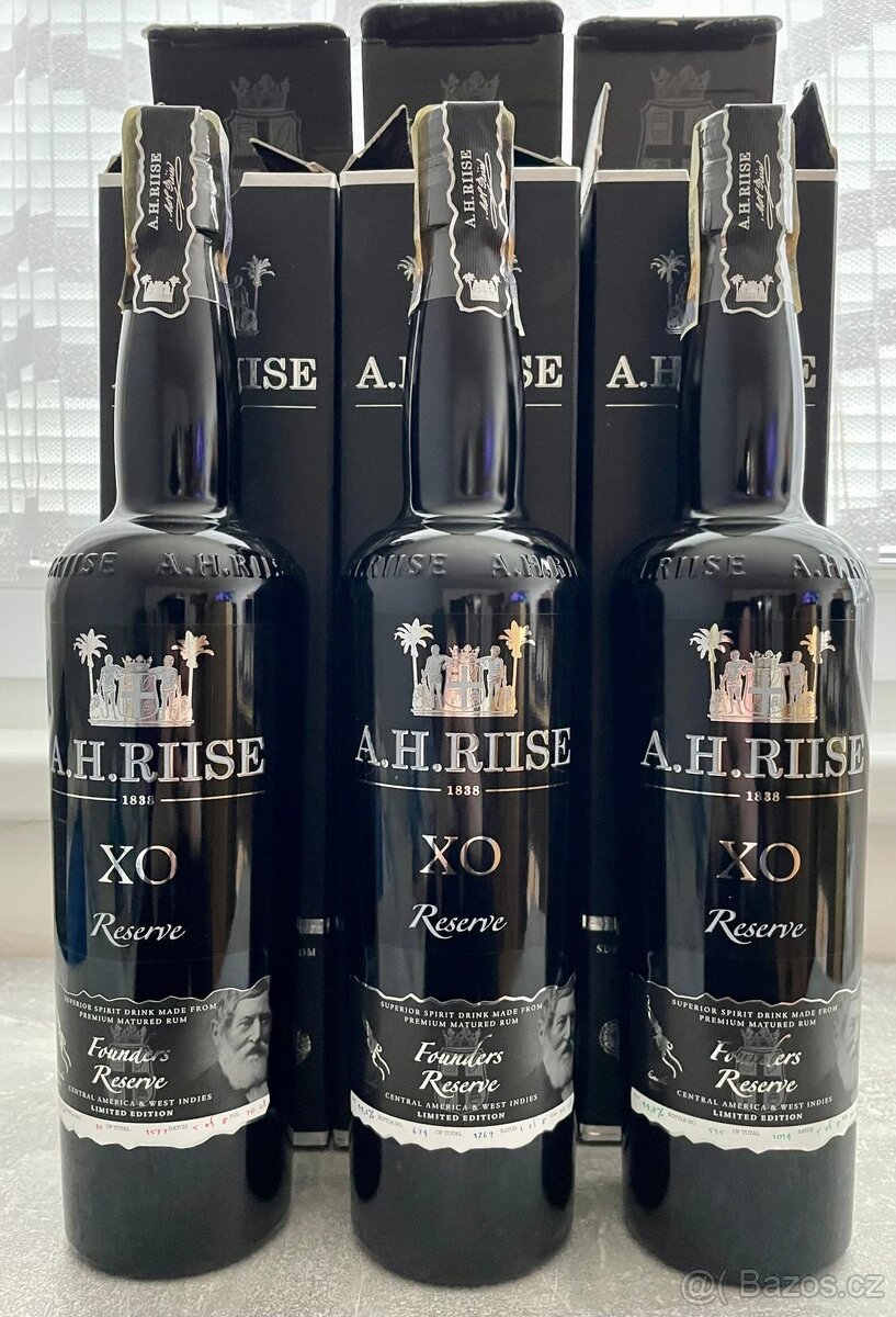 A.H.RIISE XO FOUNDERS RESERVE EDICE I,II & III