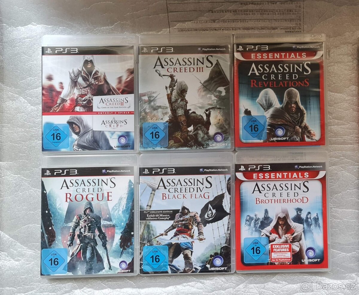 Hry PS3 Assassin's Creed 7 her (pouze celek)