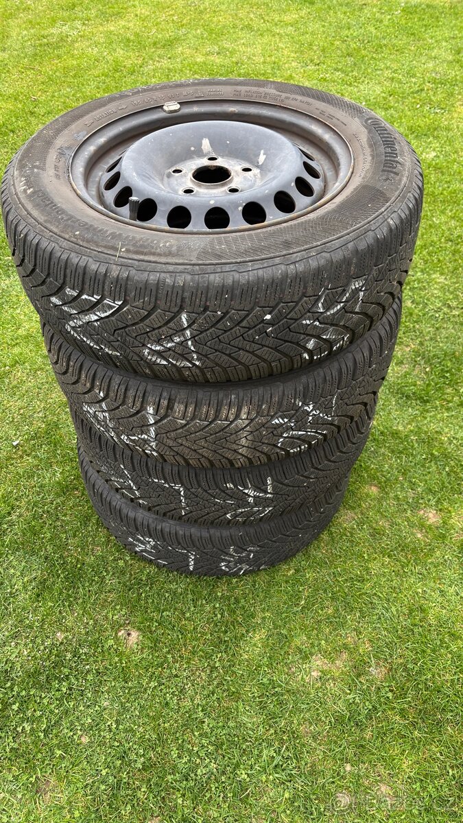 4ks Continental 195/65/15 WinterContact