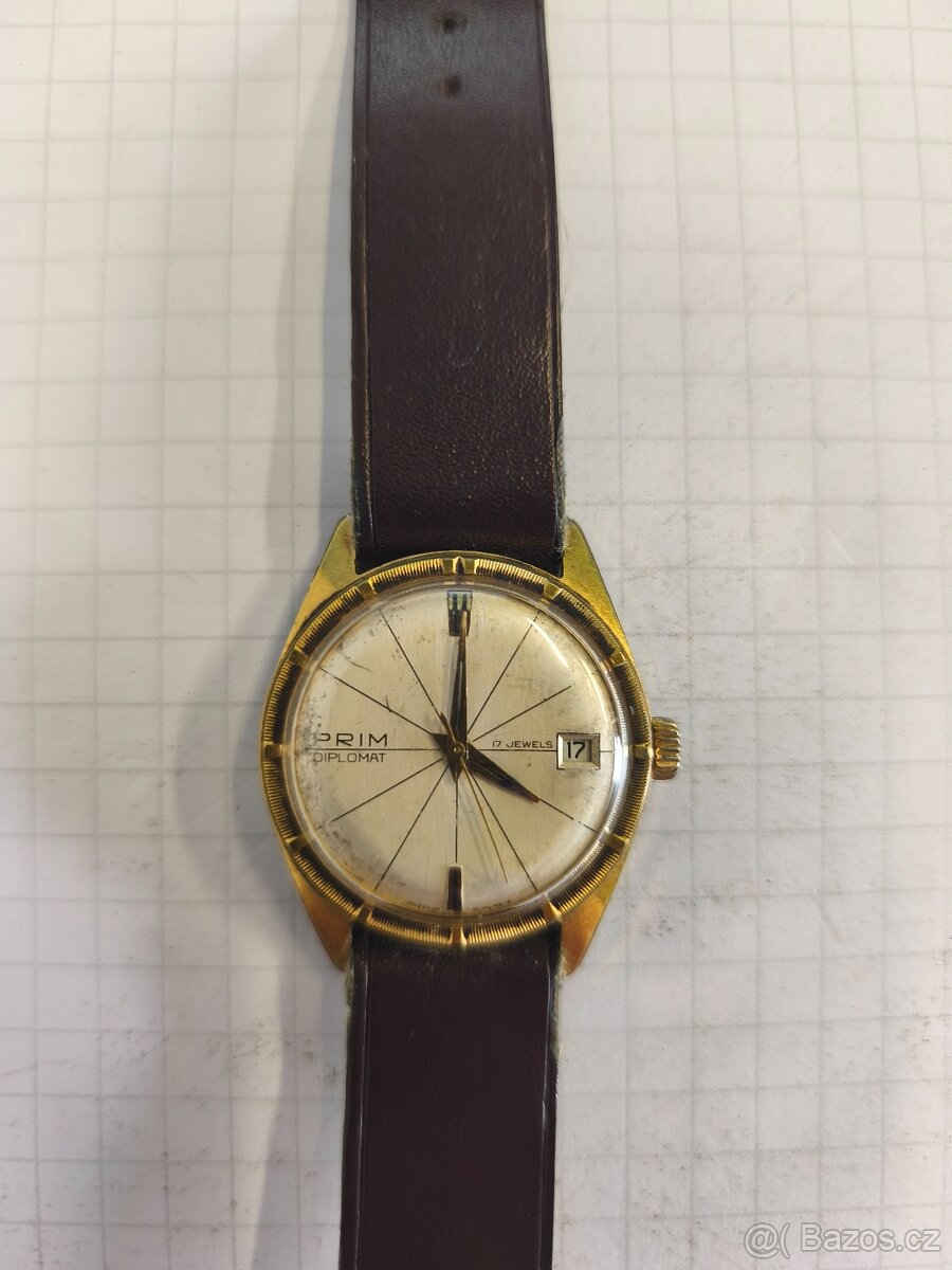 Hodinky Prim diplomat 17 jewels