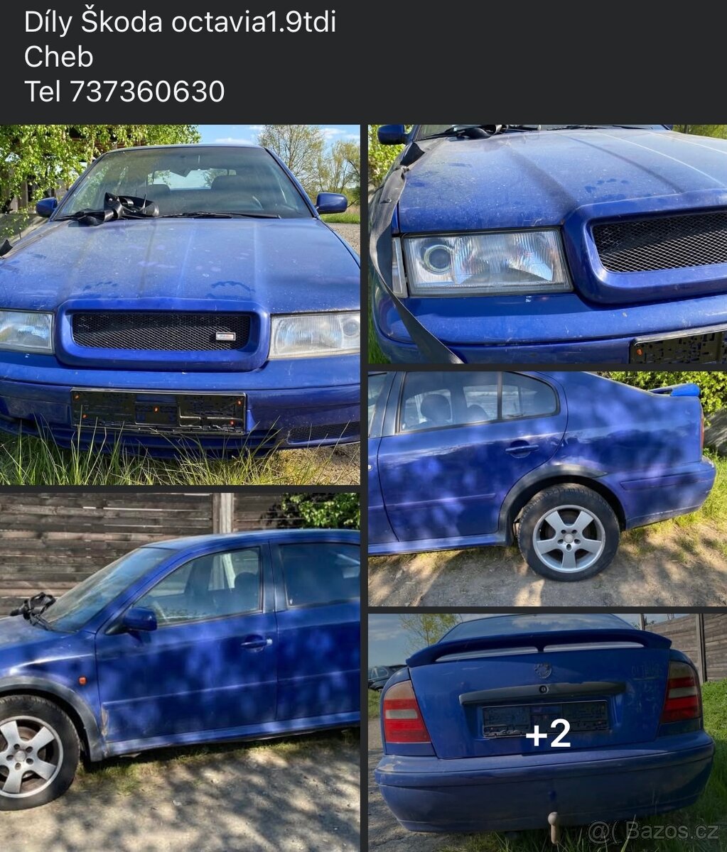 Díly na prodej octavia 1 1.9tdi