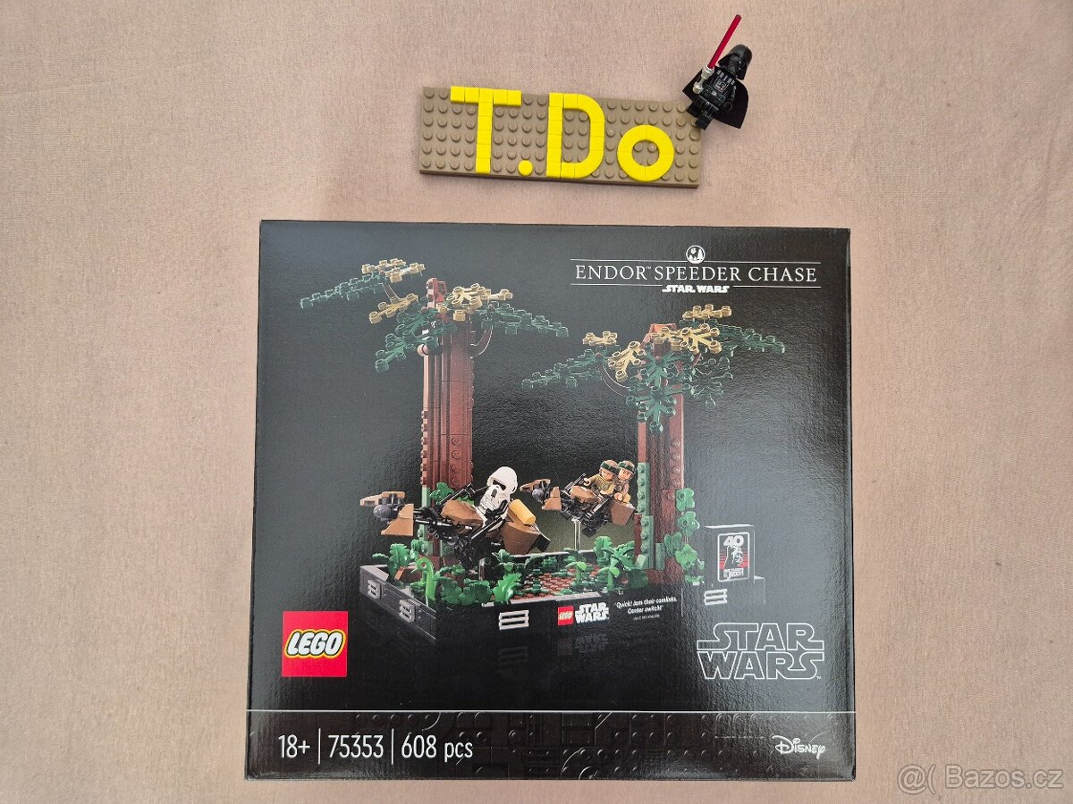 LEGO 75353 Honička spídrů na Endor™ – diorama