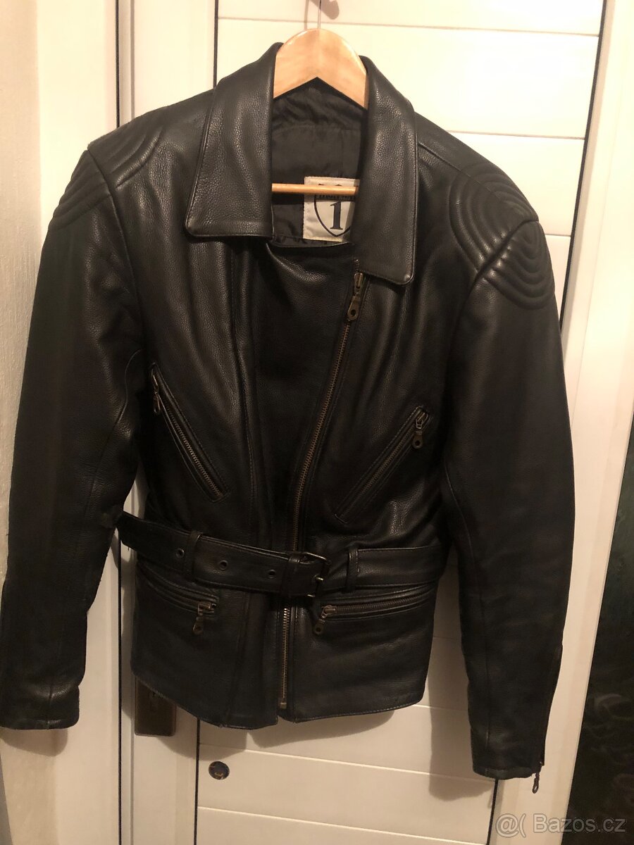 Dámská kožená moto bunda vel. 42