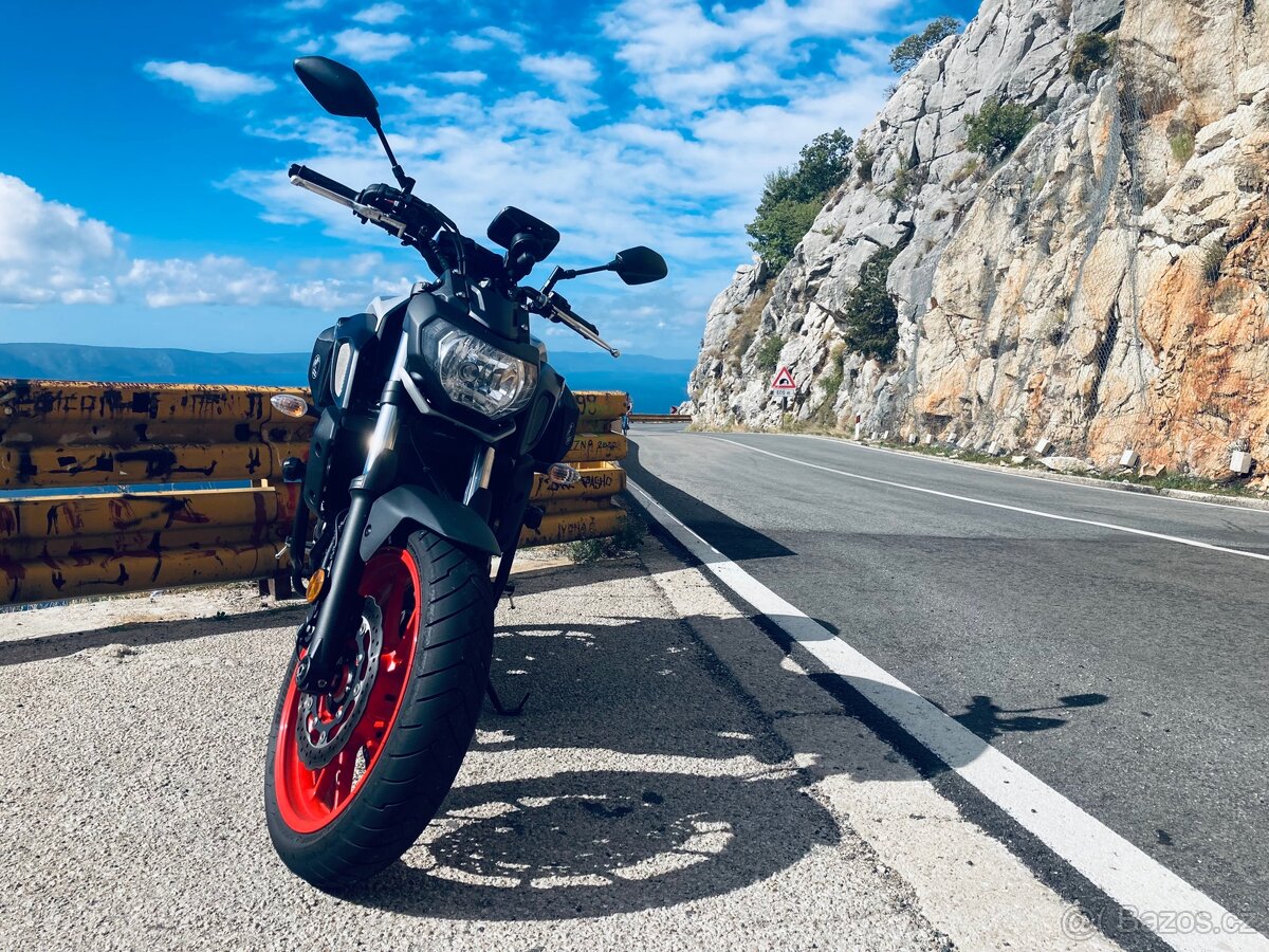 Yamaha MT-07, r.v. 2020, 55kw, ABS – 9 500 km