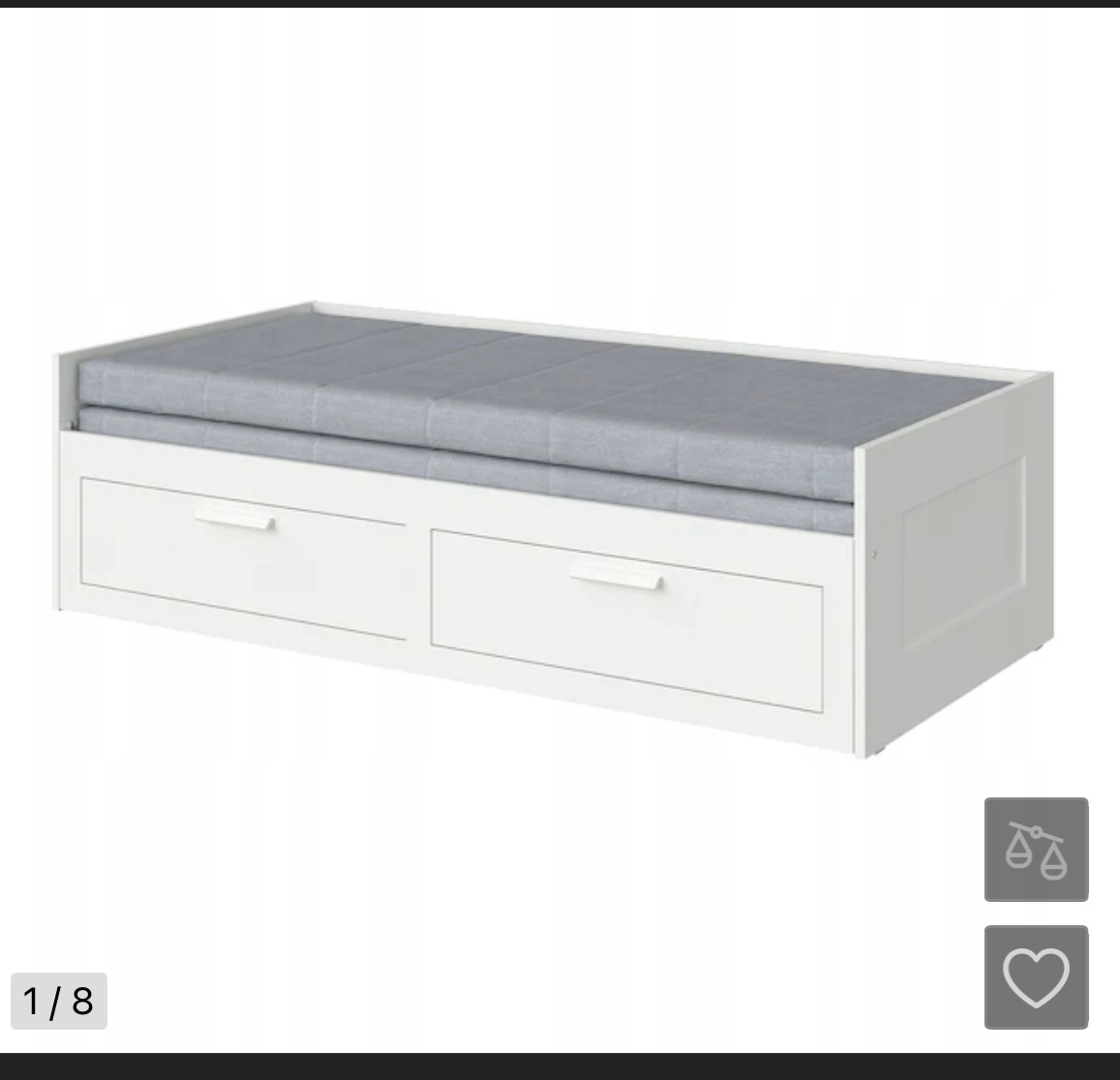 rozkládací postel IKEA