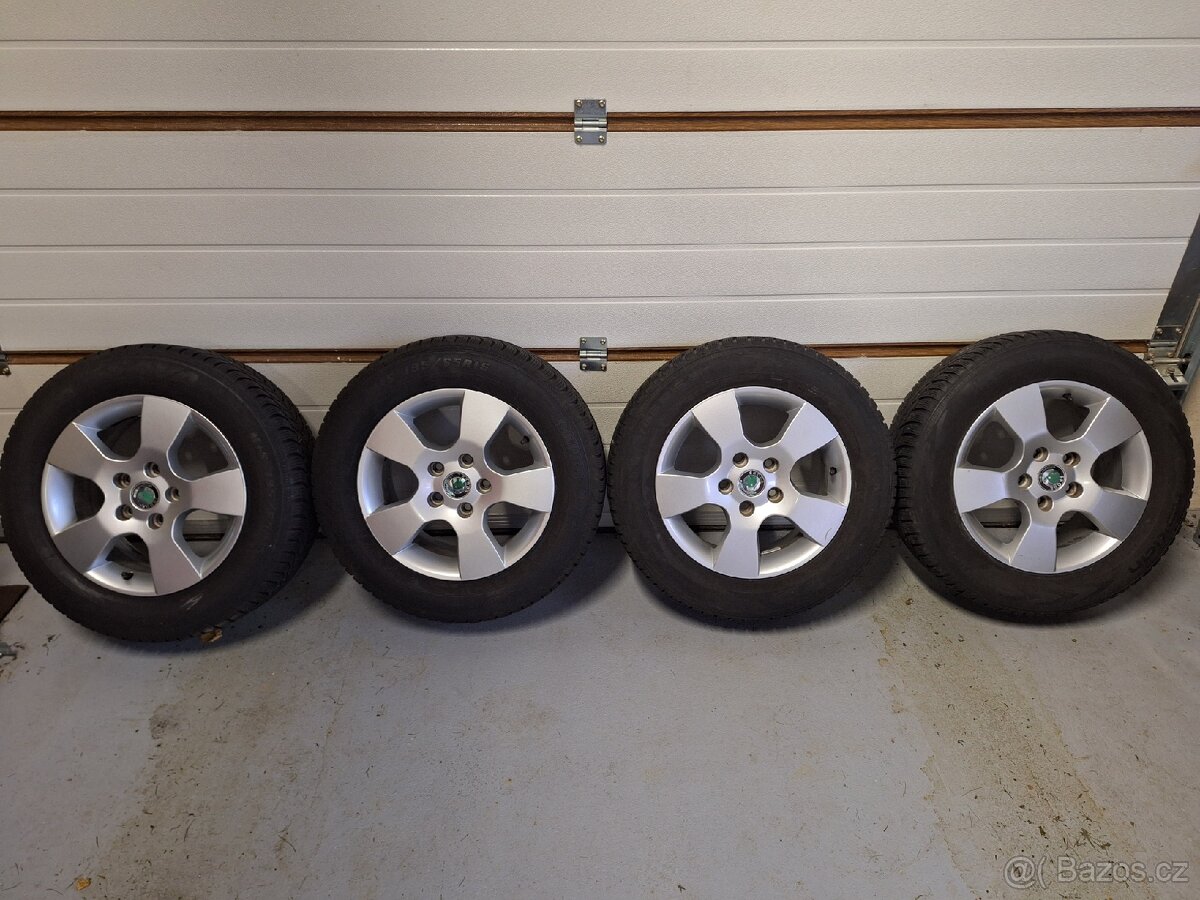 4 ks originál alu Škoda Helios.