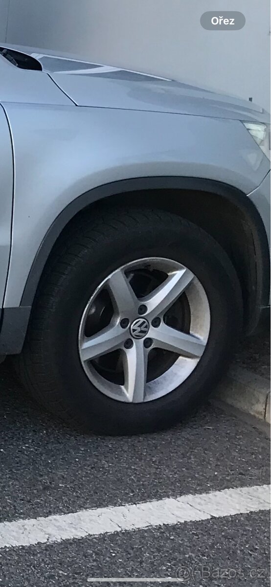 Zimní sada original VW Alu disk R16 (122/5), 215/65