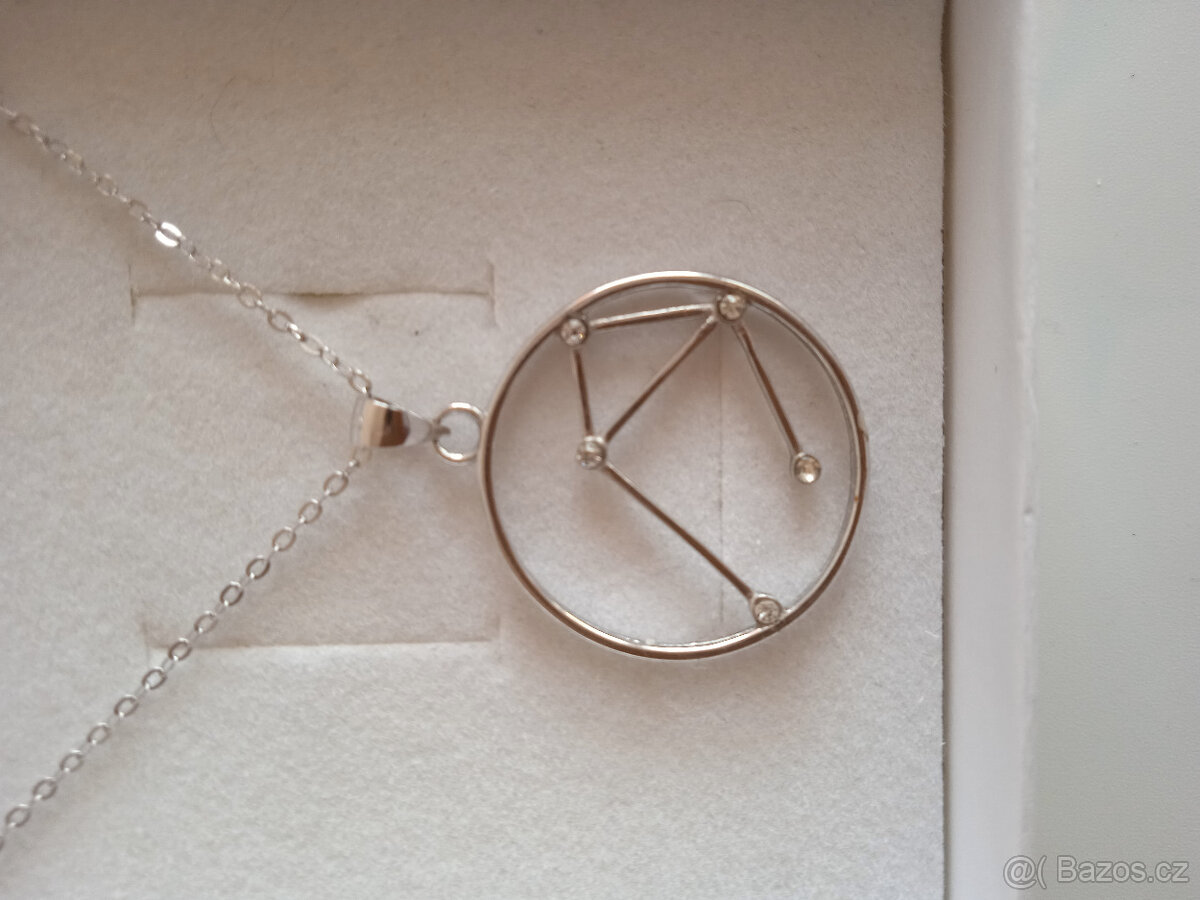 Stříbrný náhrdelník - znamení