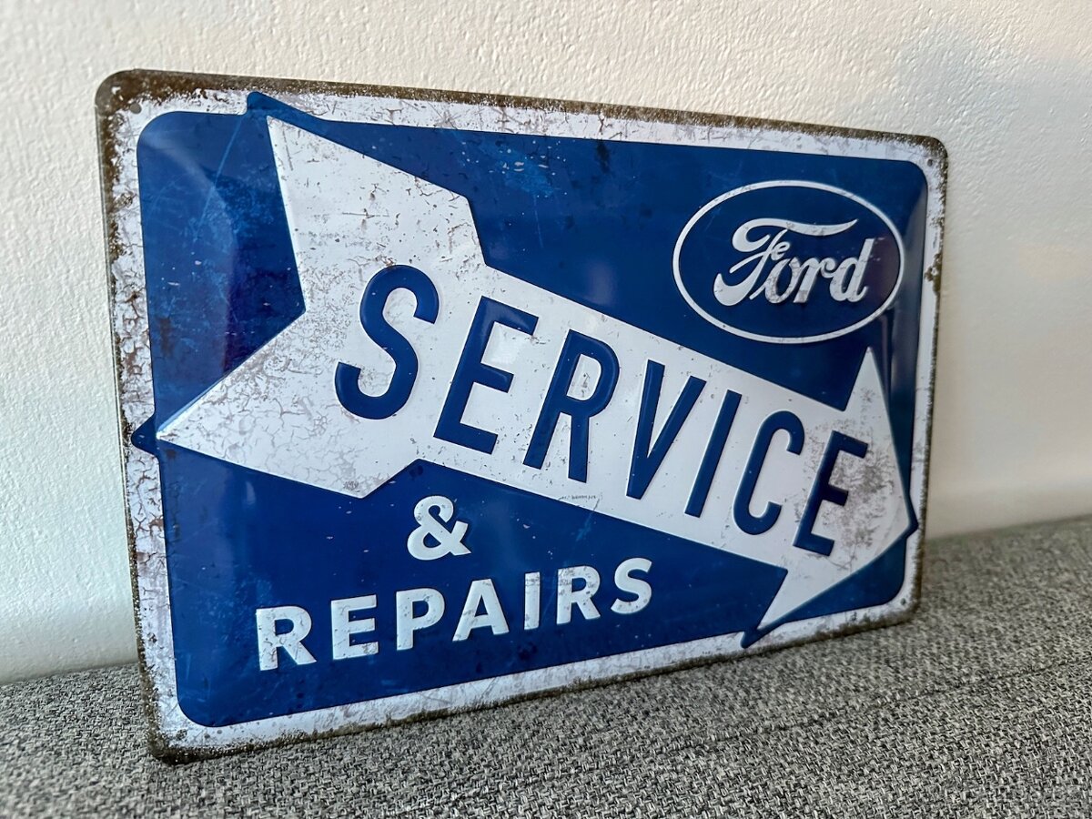 Plechové cedule Ford (retro) a Zetor