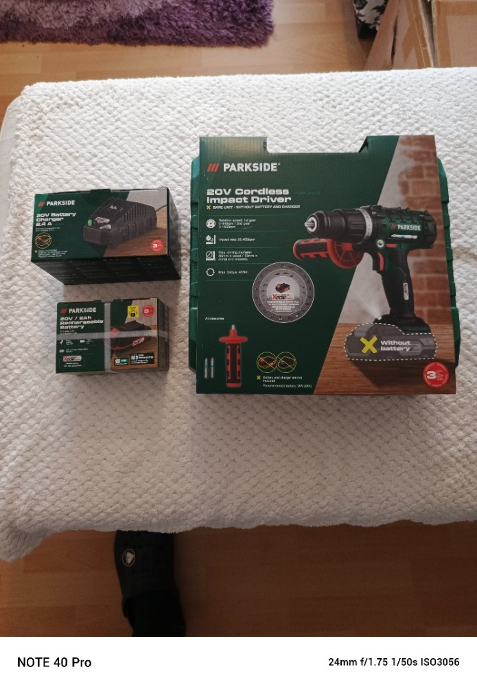 Aku příklepovoá vrtačku PSBSA 20-Li C3 – včetně akumulátoru