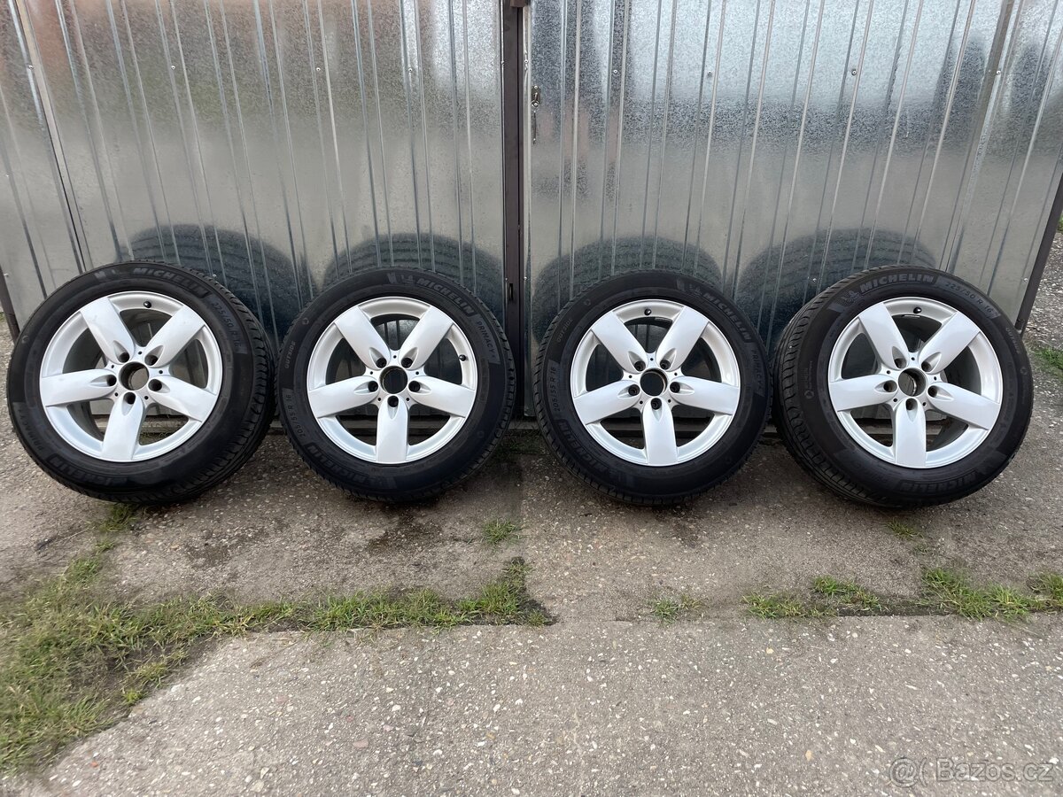 Mercedes ALU kola 5x112 16”+ letní pneu dvourozměr