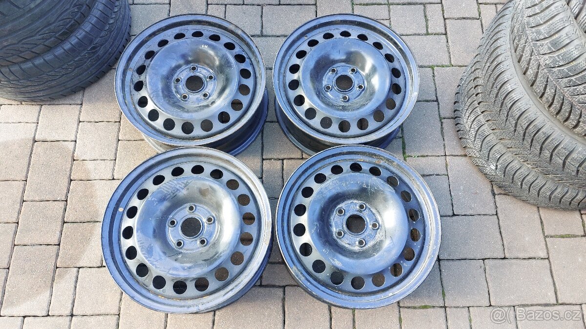 Ocelové disky 17" orig. VW, ŠKODA aj, rozteč 5x112mm, ET38