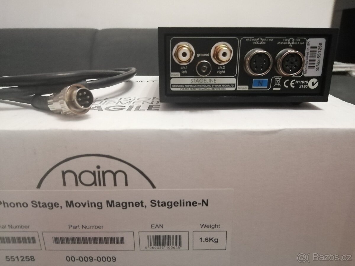NAIM PHONO STAGE MM - GRAMO PŘEDZESILOVAČ STAGELINE-N