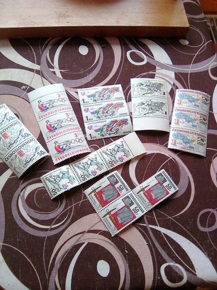 Staré poštovní známky-nepoužité