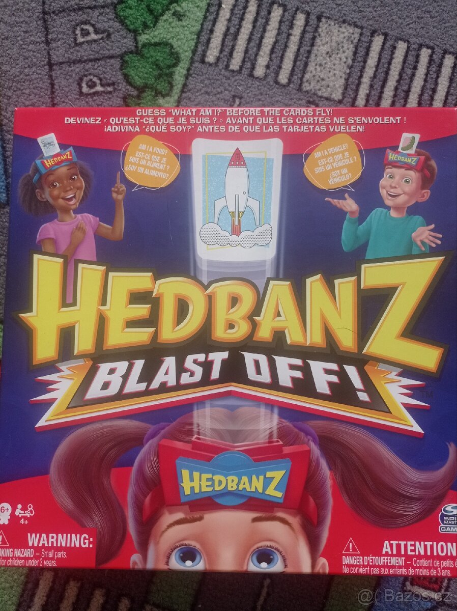 Vystřelovací karty "Hedbanz blast off" hra