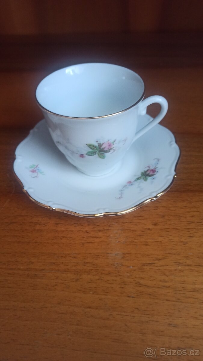 Kávový porcelánový servis
