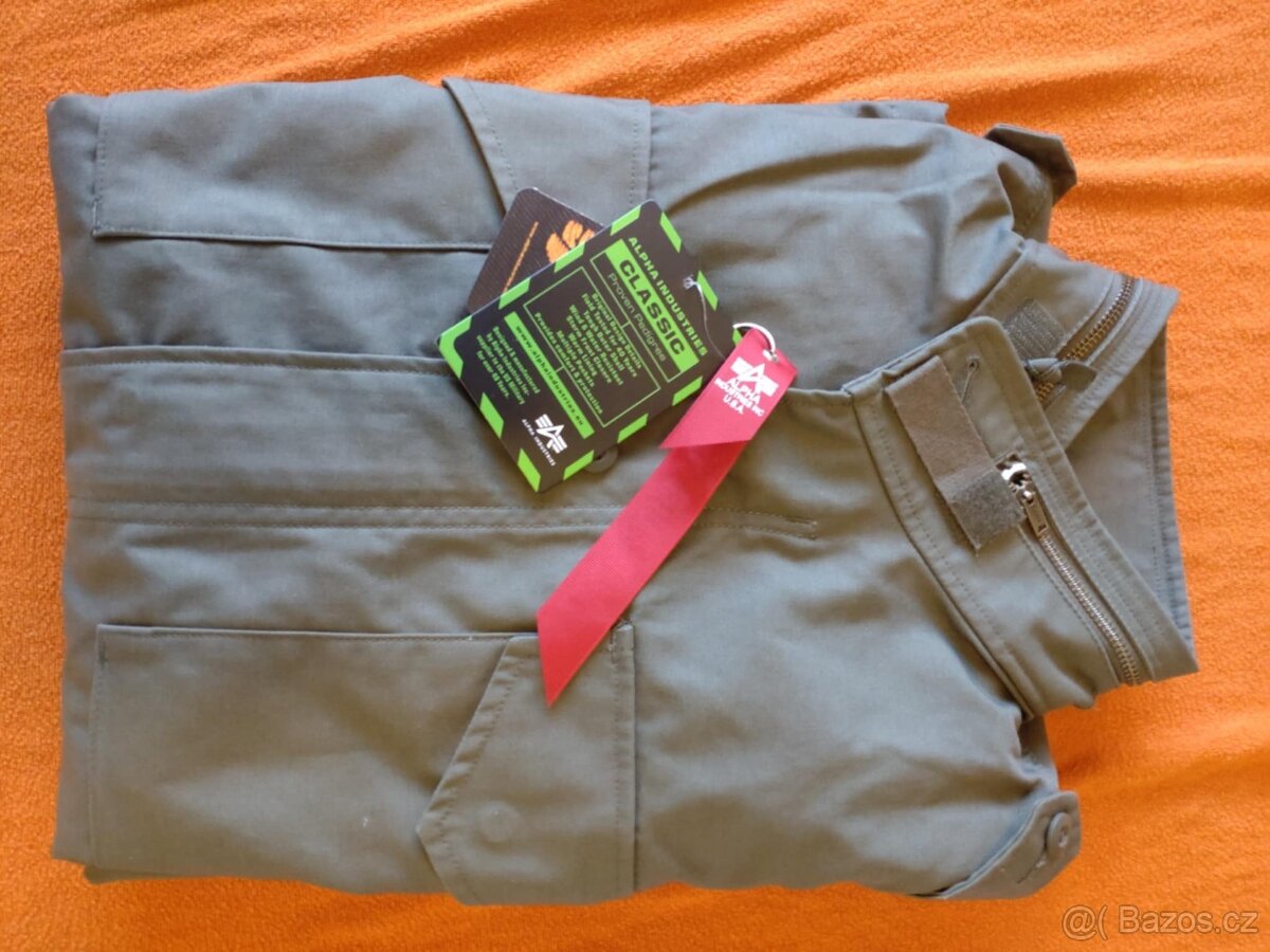 BUNDA PARKA M65 ALPHA INDUSTRIES OLIVE L/R NOVÁ