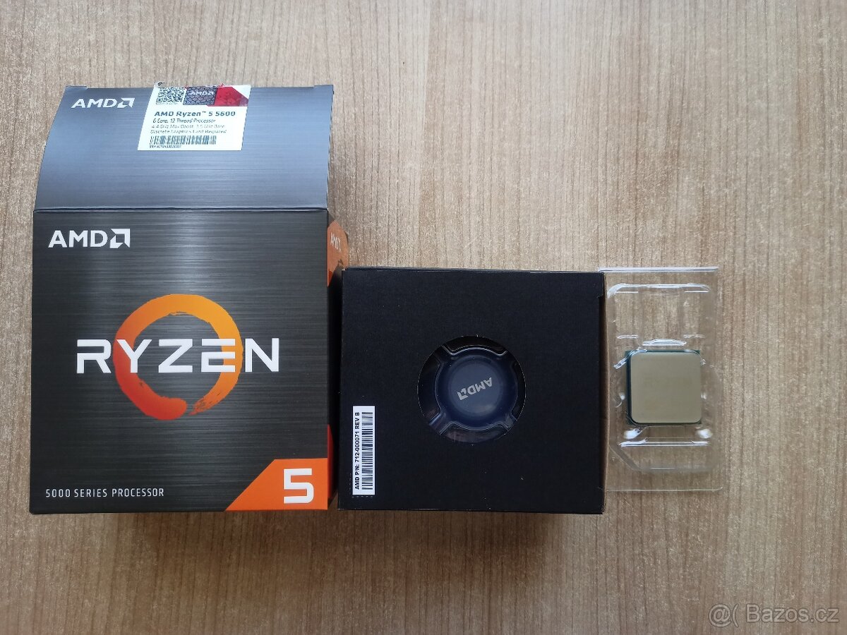 AMD Ryzen 5 5600+ originální chladič