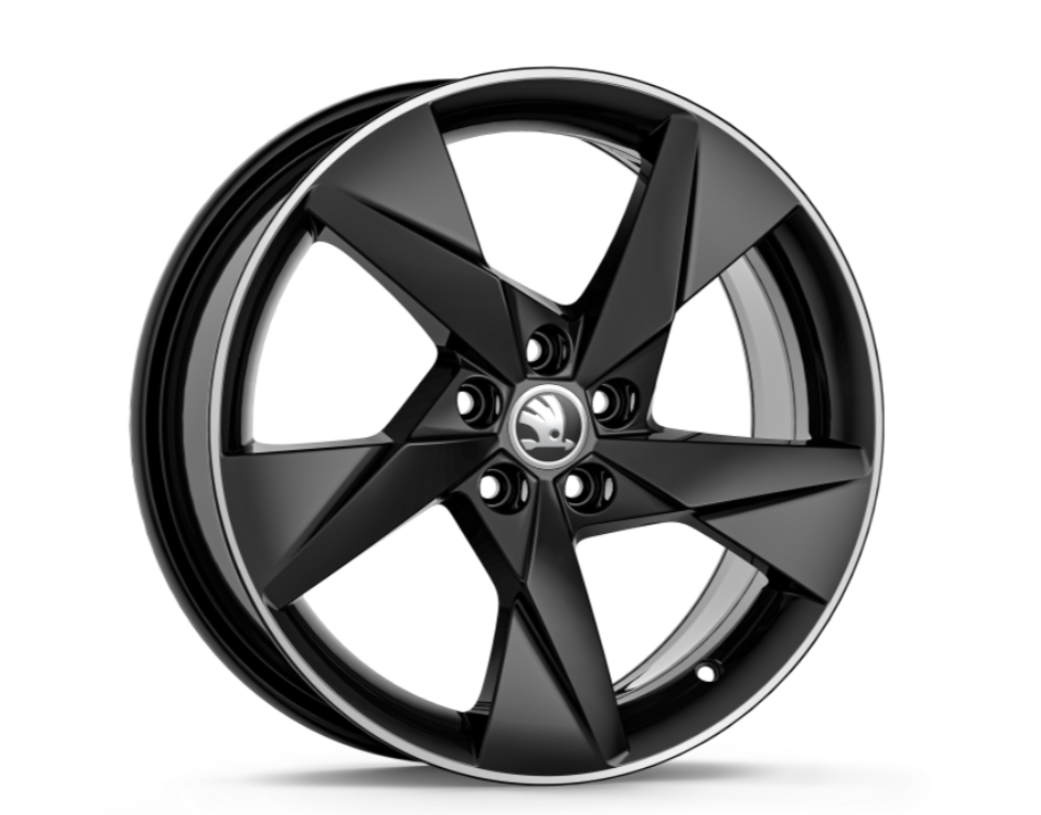 NOVÉ originální ALU kola ŠKODA 5x100 R17 Scala Kamiq