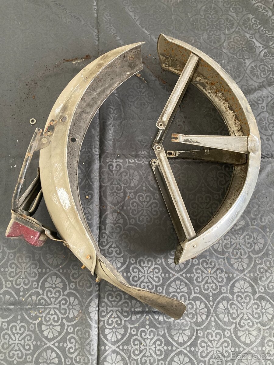 jawa 350 konopnice chromováneé blatníky