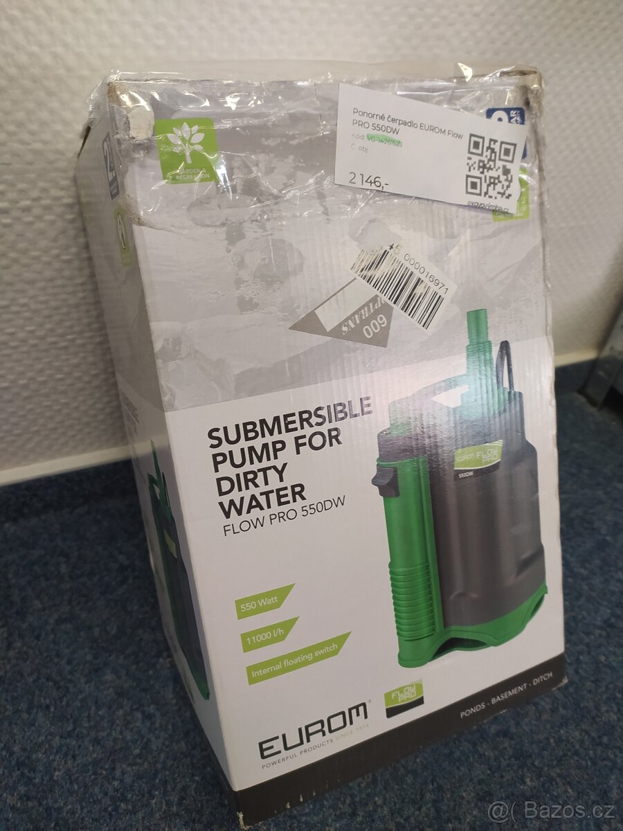 Ponorné čerpadlo EUROM Flow PRO 550DW