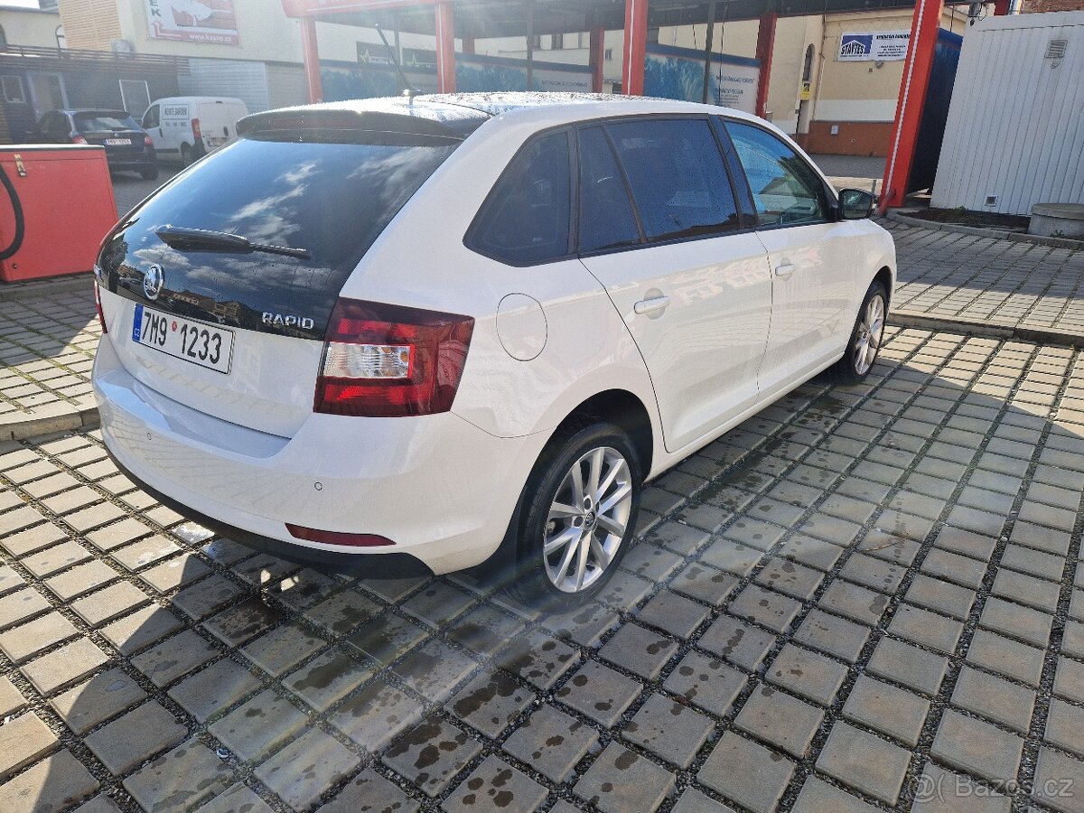 Škoda Rapid 1.2 tsi Spaceback 2016 2.majitel nové čr