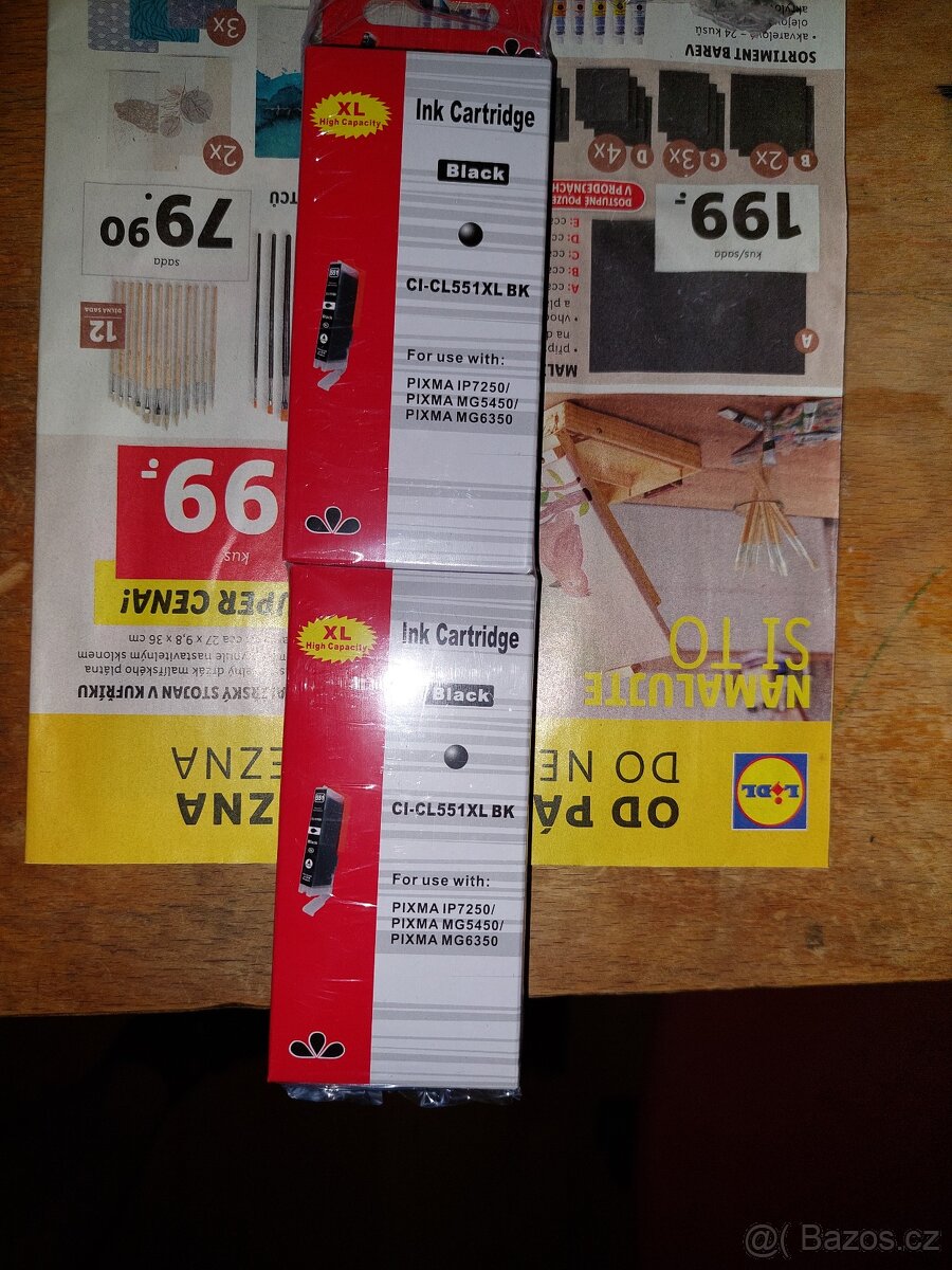 Náplně do tiskárny Canon pixma