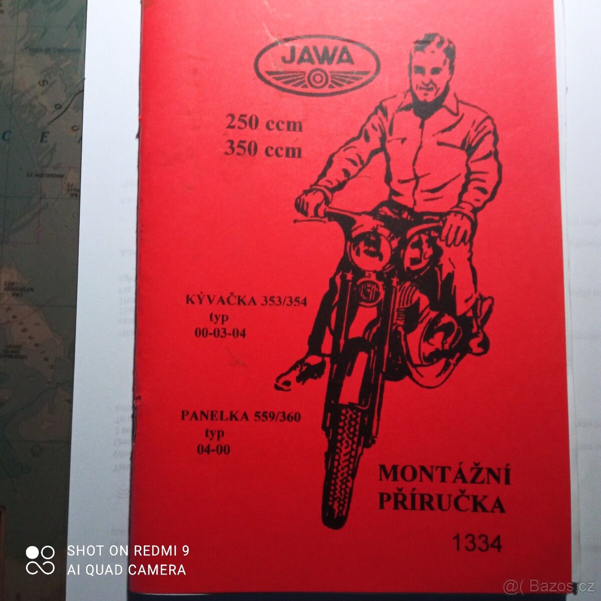 Prodám montážní příručku JAWA.....