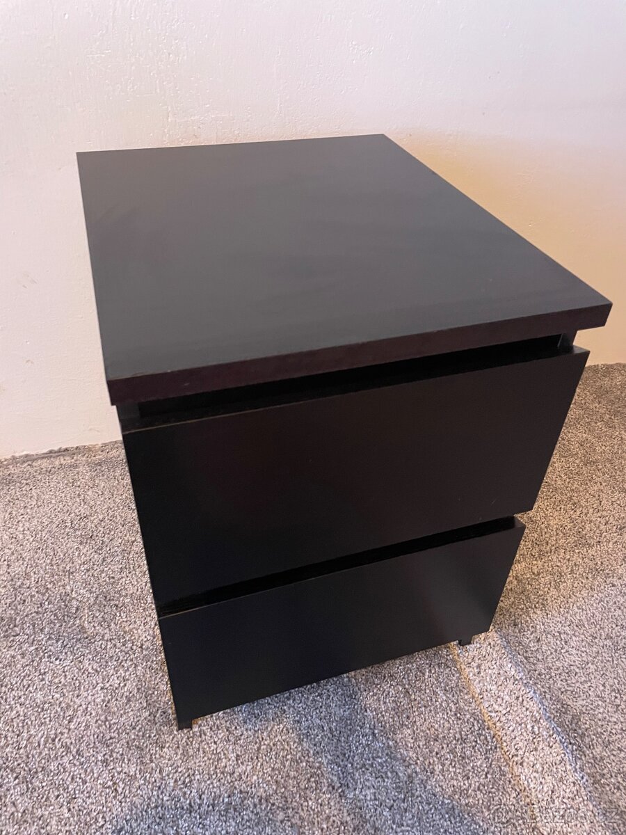 Noční stolky MALM (IKEA), 2ks