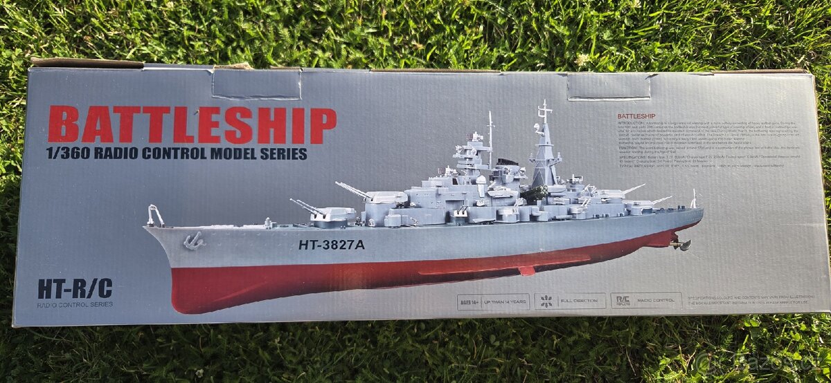 Rc lodě Bismarc a letadlová loď