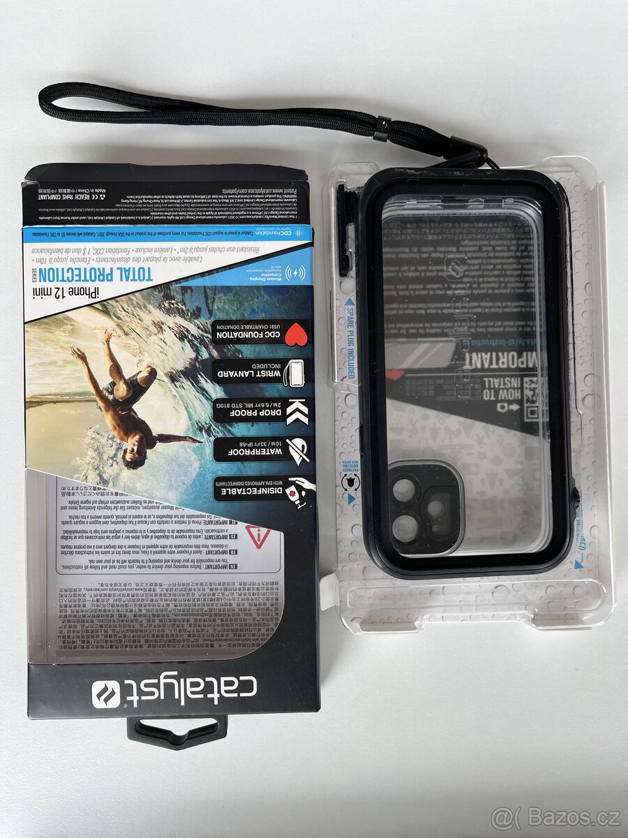 Vodotěsný obal na iPhone 12 mini, vyzkoušený