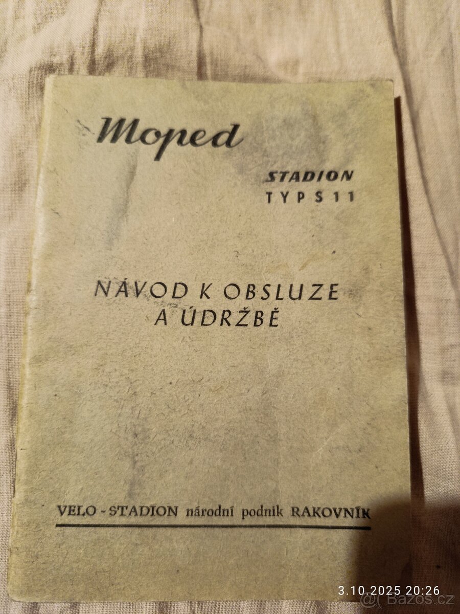 Návod k obsluze Stadion S11