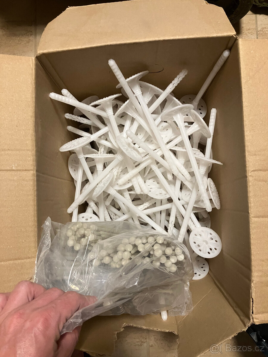 160ks Fasádní hmoždinky LTX - plastový trn 10x180mm