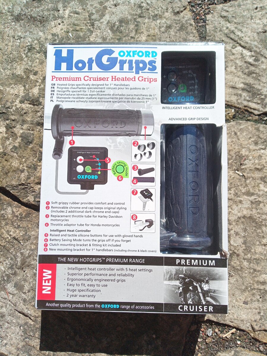 Vyhřívané rukojeti Oxford