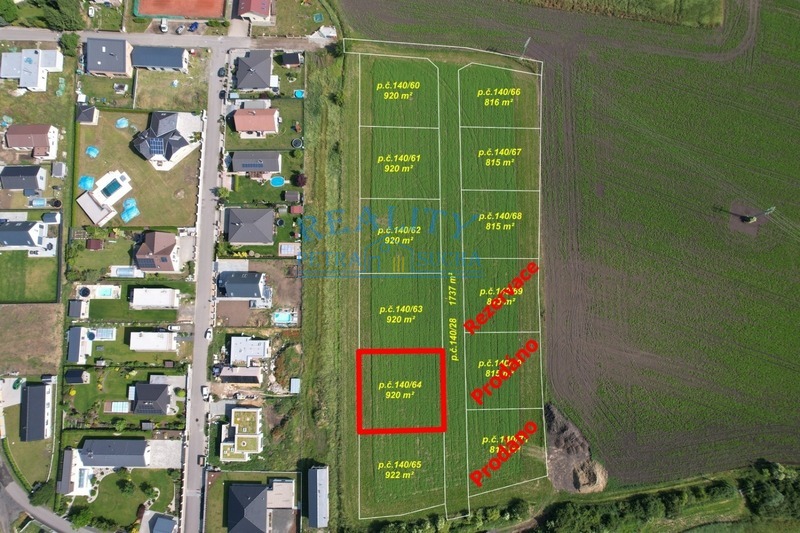 Prodej stavebního pozemku 920 m2
