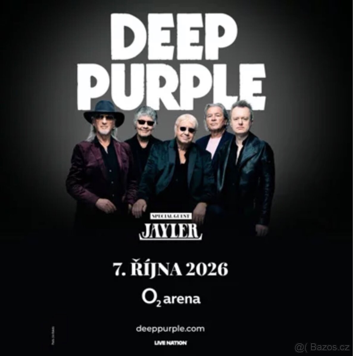 DEEP PURPLE, VIP KLUBOVÉ PATRO, 7.10.2026 O2 ARENA