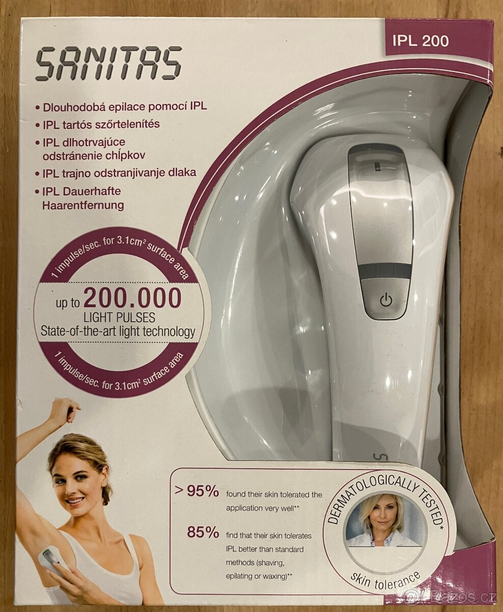 SANITAS Epilátor IPL 200