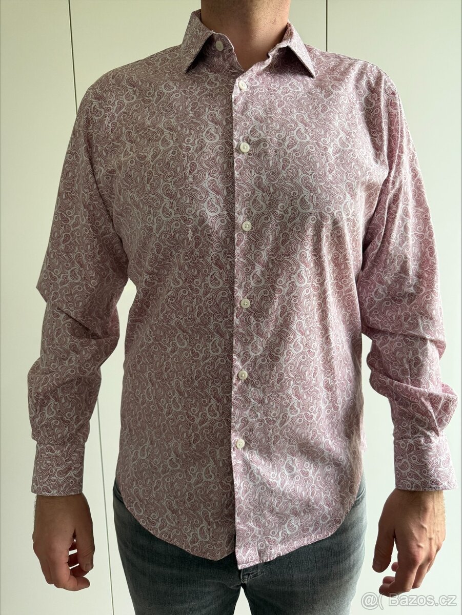 Pánská košile T.M.Lewin, ornamenty