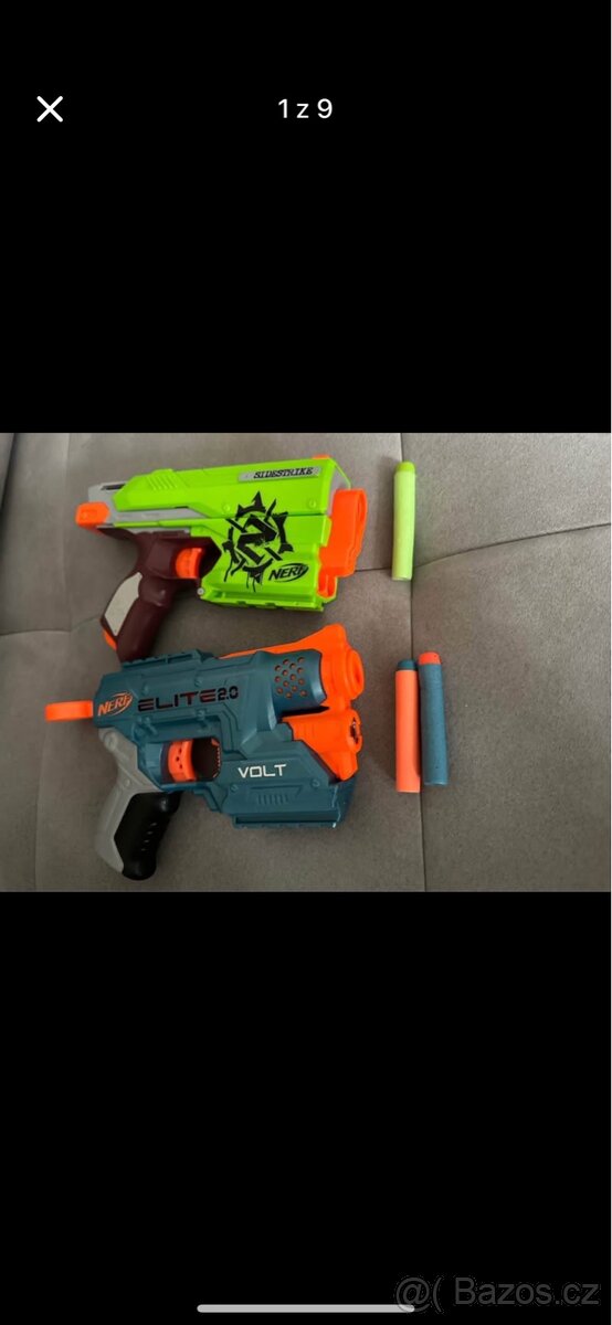 Nerf Zombie + NERF - Elite 2.0 Volt SD 1