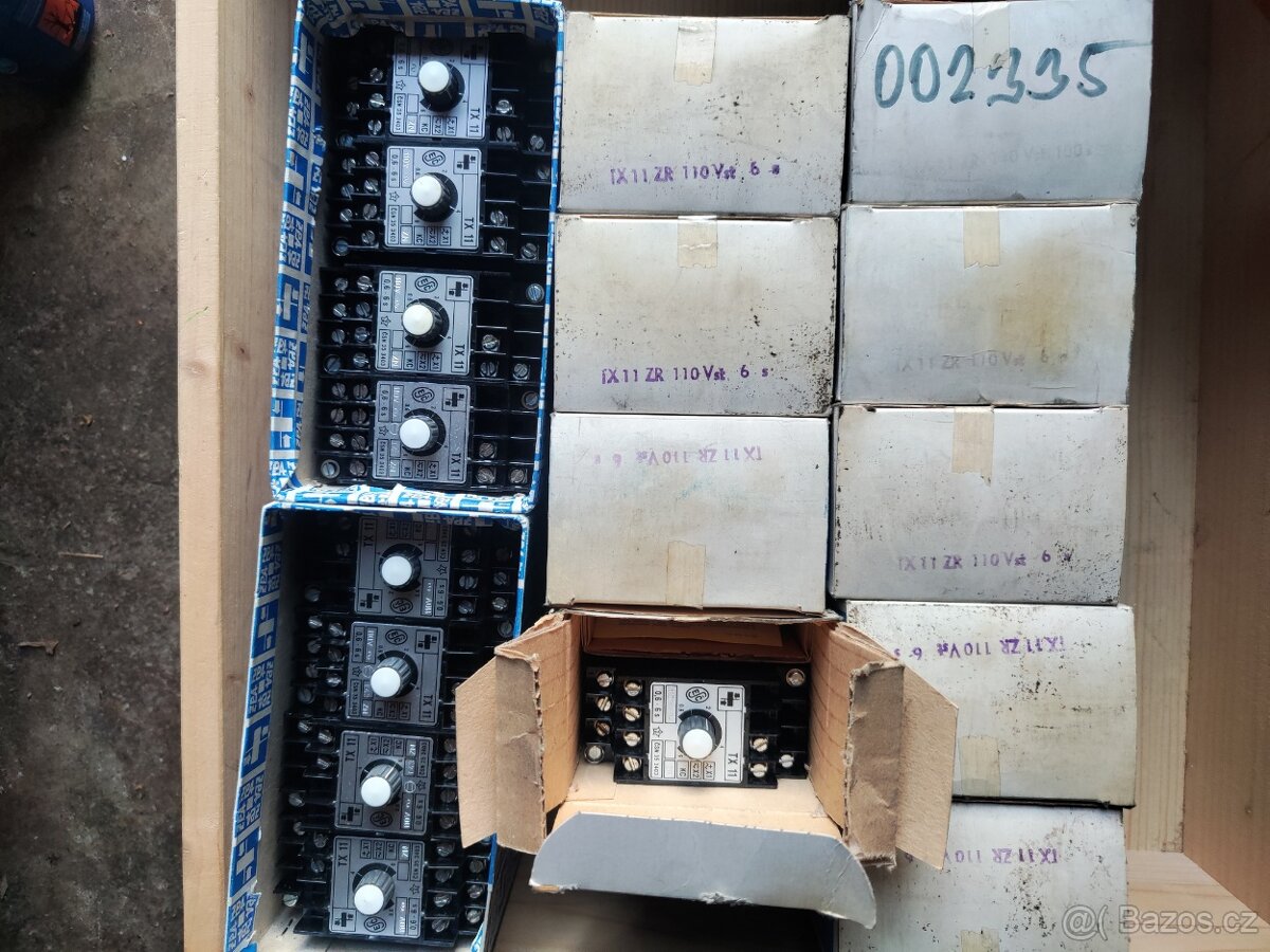 Časové relé ZPA TX 11 ZR 110 Vst nepoužité