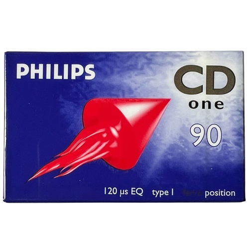 Zapečetěna audiokazeta Philips One 1 CD 90