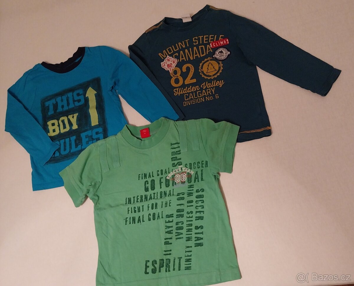 Trička, vel. 104/110