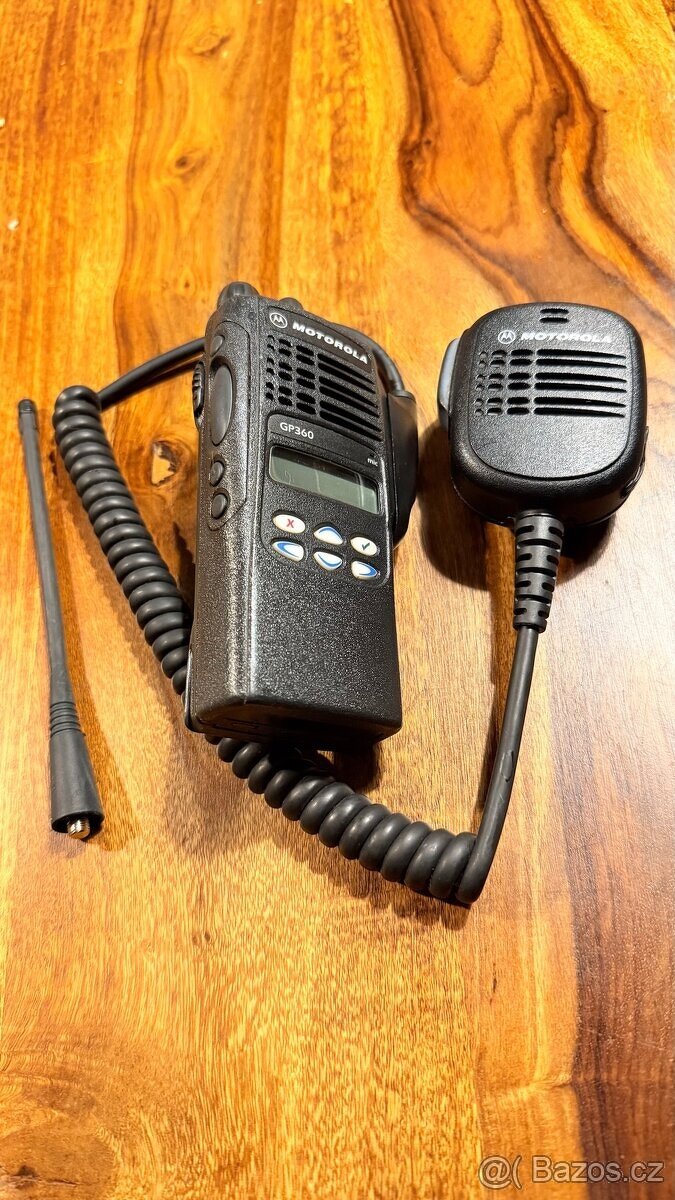 Motorola GP360, 256 kanál, UHF, nová, TOP Stav